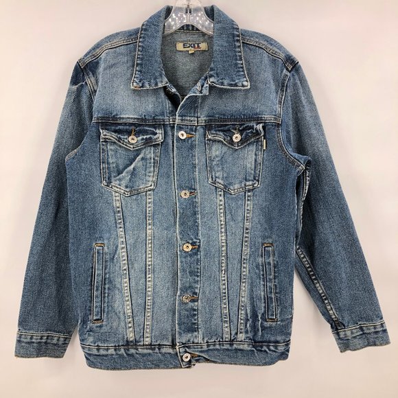 Vintage Exit denim jean jacket - Picture 1 of 6